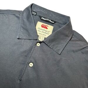 Canterburry Of New Zeland Polo Men's Large Gray Long Sleeve Shirt‎